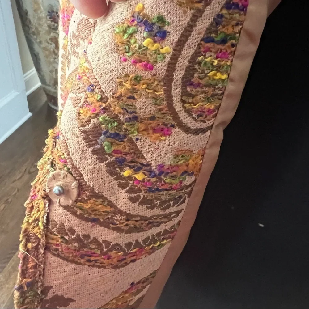 Vision Apparel Women’s Tapestry Blazer Coat - Size 8 - Picture 5 of 8